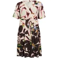 YOEK A-Linien-Kleid Damen Kleid mit Druck Bio-Baumwolle