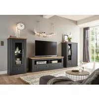 OTTO home Wohnwand Westminster, (Set, 3-St., Vitrine, Lowboard, Kommode), im romantischen Landhausstil