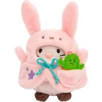 Nici Kuscheltier mymochi, Katze Angy, 8 cm, mit Kaktus und Hasenkostüm, in Geschenkbox