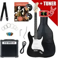 Rocktile E-Gitarre ST-Pack Komplettset E-Gitarre - Ideal für kommende Gitarren-Stars!, Komplettset, inkl. 10 Watt (RMS) Verstärker und Stimmgerät