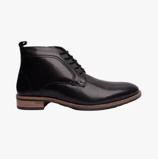Hush Puppies DECLAN LACE Herren Ankle Boots Schwarz