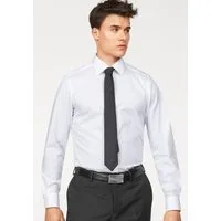 Bruno Banani Langarmhemd Slim-fit Formbeständig durch Elastananteil