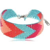 Made by Nami Perlenarmband Damen Armband bunt mit Perlen Wasserfest Boho-Stil, aus Perlen – sommerlich – mit Verlängerung