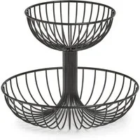 Zeller Present Etagere Obst-Etagere, Metall, (1-tlg), für Obst, 2-stufig