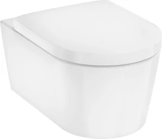 Hansgrohe Wand WC Set EluPura S 540 AHF m.WC Sitz SC/QR SmartClean,we, 61186450 61186450