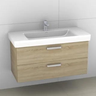 Artiqua 415 Waschtischunterschrank für Pro S 813966 Castello Eiche quer NB, 415-WU2L-L58-7136-426 415-WU2L-L58-7136-426