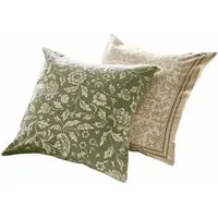 Mirabeau Kissenhülle Kissenhülle 2er Set Ovixal grün/creme