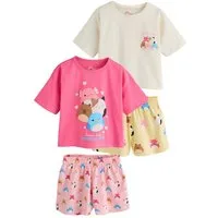 Next Pyjama Kurze Schlafanzüge Squishmallow, 2er-Pack (4 tlg)