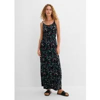 bonprix Maxikleid regular fit, ohne Ärmel, aus Viskose und Elasthan, Maxikleid-Länge