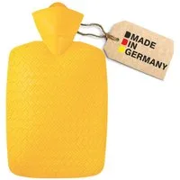 Hugo Frosch Wärmflasche 1,8 l Geflecht Klassik - Auslaufsichere Flasche, Made in Germany