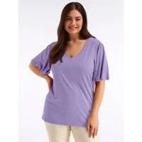 Sheego T-Shirt Kurzarm-Shirt Kurzarm
