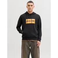 Jack & Jones Kapuzensweatshirt JJCOLE PRINT SWEAT HOOD UNB