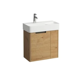 LAUFEN Waschtischunterschrank JUNA 294x572x515 2 Türen m. Griffm. li f.WT H815285 wildeiche, H41160 H4116031092671