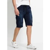 bonprix Bermudas aus Baumwolle und Polyester, mit Used-Effekt, regular fit