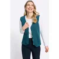 Sheego Strickweste Strickweste Ärmellos Sonstiger Warencharakter