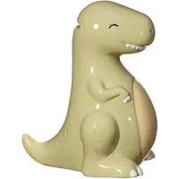 Sass & Belle Spardose Dino, (Dolomit Grün, 1-tlg., ca. 10 x 12 cm), Dinosaurier Kinder Geld Dose T-Rex