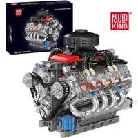 Mould King 10171 V8 Engine Konstruktions-Spielset, (487 St)