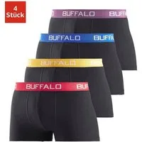 Buffalo Boxer Boxershorts für Herren (Packung, 4-St) aus Baumwoll-Mix