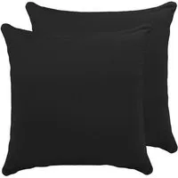 BRB HOME Kissenhüllen Kissenbezüge Kopfissenbezug Couchkissen Dekokissen Sofakissen, (2 Stück), Baumwolle Kissenbezüge Jersey-Material