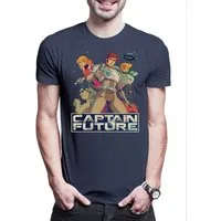 Urban Backwoods Print-Shirt Future Crew Herren T-Shirt TV Anime Manga Captain Eighties Achtziger (1-tlg) Comet Grag Otto Televison