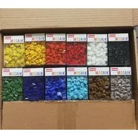 Armena Mosaikfliesen Mosaikfliesen Glasmosaik Bastelmaterial Mosaik DIY Wandfliesen 260g, dunkel-Set