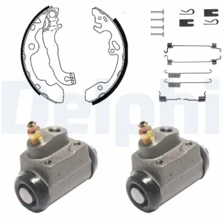 Delphi Bremsbacken vormontiert hinten Ford Focus 1 KP937