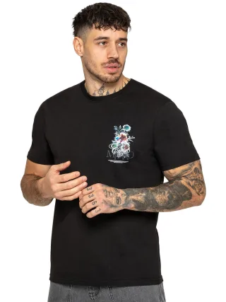 Enzo Milano | Herren T-Shirt mit floralem Grafikdruck