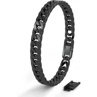 SERASAR Armband Edelstahlarmband für Herren "Cuban" Chirurgenstahl 316L, Wasserdicht, Waterproof