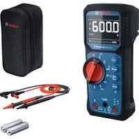 Digitales Multimeter GDM 600-15 Professional, Messgerät blau/schwarz, 2x Batterien, Tasche