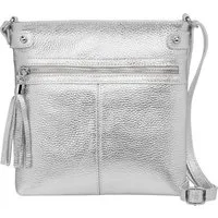 Caspar Umhängetasche Mittelgroße Crossbody Bag Leder Tasche - CLASSIC LINE - Modell No.825, elegant, robust & unempfindlich - 100% Echtleder - Handmade in Italy
