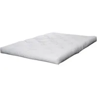 Futonmatratze Comfort Futon, 15 cm hoch, mehrere Größen, handgefertigt, Karup Design, 15 cm hoch, Aus Baumwolle und einem Kern aus PU-Schaum. Made in Europe