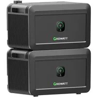 Growatt Balkonkraftwerk Growatt NOAH 2000 Speicher, 2048Wh mit 1800W PV-Eingangsleistung, (Niedrigtemperaturschutz), Fernüberwachung und -steuerung über App