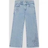 s.Oliver Weite Jeans Jeans-Hose WIDE LEG Jeans / Regular Fit / High Rise / Wide Leg / Stickerei