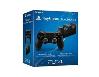 Sony PS4 DualShock 4 Wireless Controller + Ladestation schwarz [für PlayStation 4]