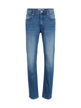 Tom Tailor - TTJOSH REGULAR SLIM Jeans COOLMAX® used mid stone blue denim - Gr. - 32
