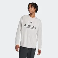 adidas Sportswear Langarmshirt LANGÄRMELIGES JERSEY AUS JACQUARD