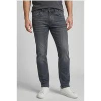 camel active Slim-fit-Jeans mit Leder-Badge