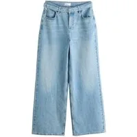 Next Weite Jeans Jeans mit weitem Hosenbein und Gürtel (1-tlg)