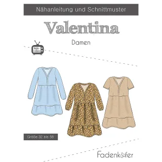 Fadenkäfer Schnitt "Kleid Valentina" für Damen
