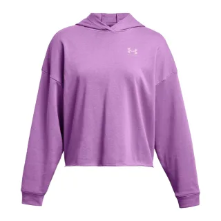 Under Armour - "Rival" Kapuzenpullover für Damen, Frottee, Übergroß (Violett)