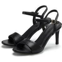LASCANA Sommerschuh, offener Schuh, Sandale, Sandalette, Riemchensandalette High-Heel-Sandalette klassisch elegantes Design VEGAN