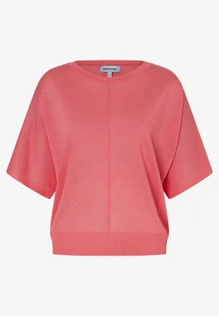 MORE & MORE - Sommer-Strickpullover rosa - Gr. - 46