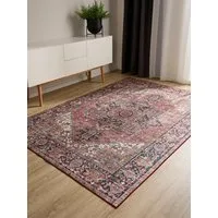 benuta Teppich George, rechteckig, Höhe: 5 mm, Vintage-Look, Kurzflor, Teppich Wohnzimmer, Schlafzimmer, Waschbar