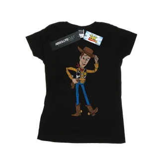 Disney - "Toy Story 4 Sheriff Woody Pose" T-Shirt für Damen (Schwarz)