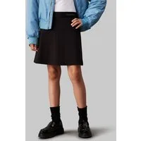 Calvin Klein Jeans Minirock LOGO TAPE FLARE PUNTO SKIRT für Kinder bis 16 Jahre, mit elastischem Bund