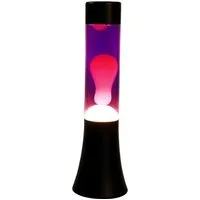 I-TOTAL Lavalampe I-TOTAL® Lavalampe Magie Lavaspektakel Lila Rose Flared