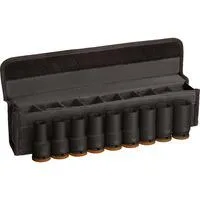 PRO Impact Steckschlüsseleinsatz-Set 3/4", 9-teilig schwarz, tief