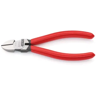 KNIPEX Seitenschneider mit Kunststoff überzogen schwarz atramentiert 140 mm - 7001140EAN