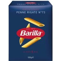 Barilla Nudeln, Barilla Penne Rigate Nummer 73 Pasta aus Hartweizengrieß 500g