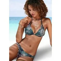 LASCANA Triangel-Bikini-Top Reese, mit goldfarbenen Zierringen